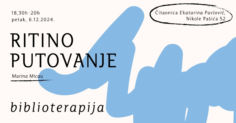 Biblioterapija: "Ritino putovanje", Marina Micau